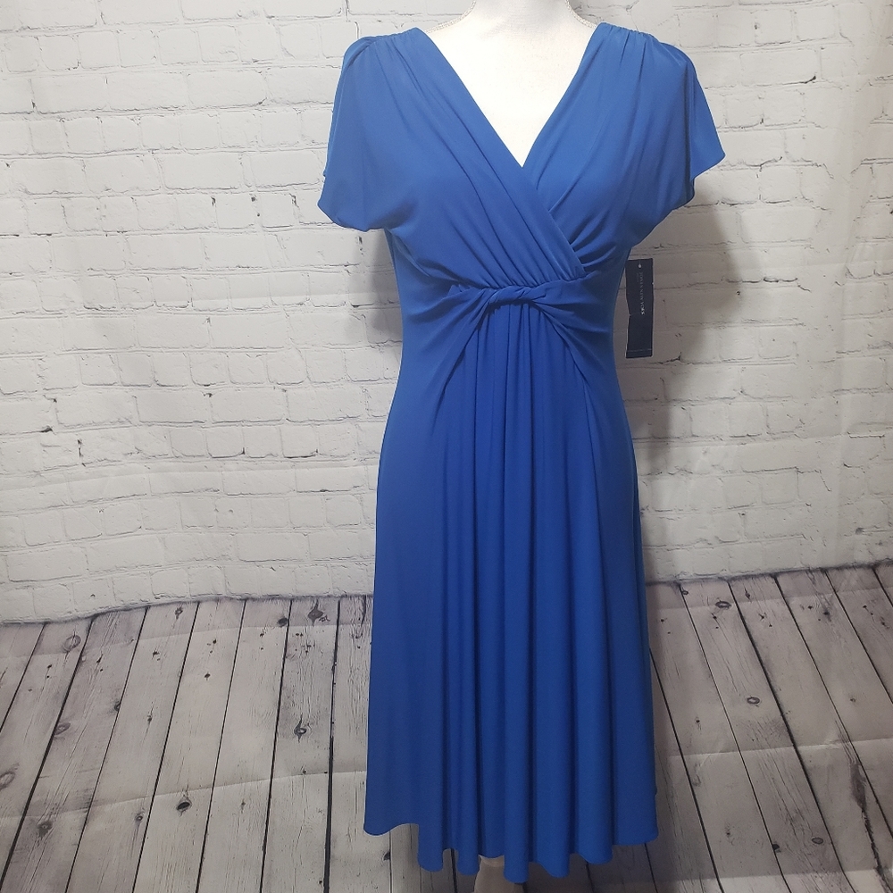 Jones New York NWT Sz 6 Cerulean Blue Dress